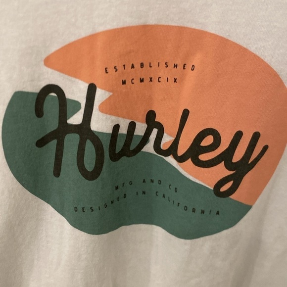 Hurley Graphic tshirt LS Mens tshirt medium - Picture 2 of 5